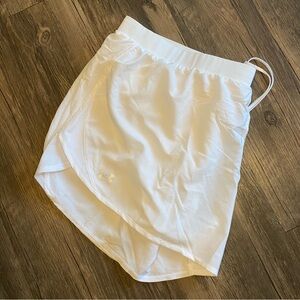 White Under Armour shorts
